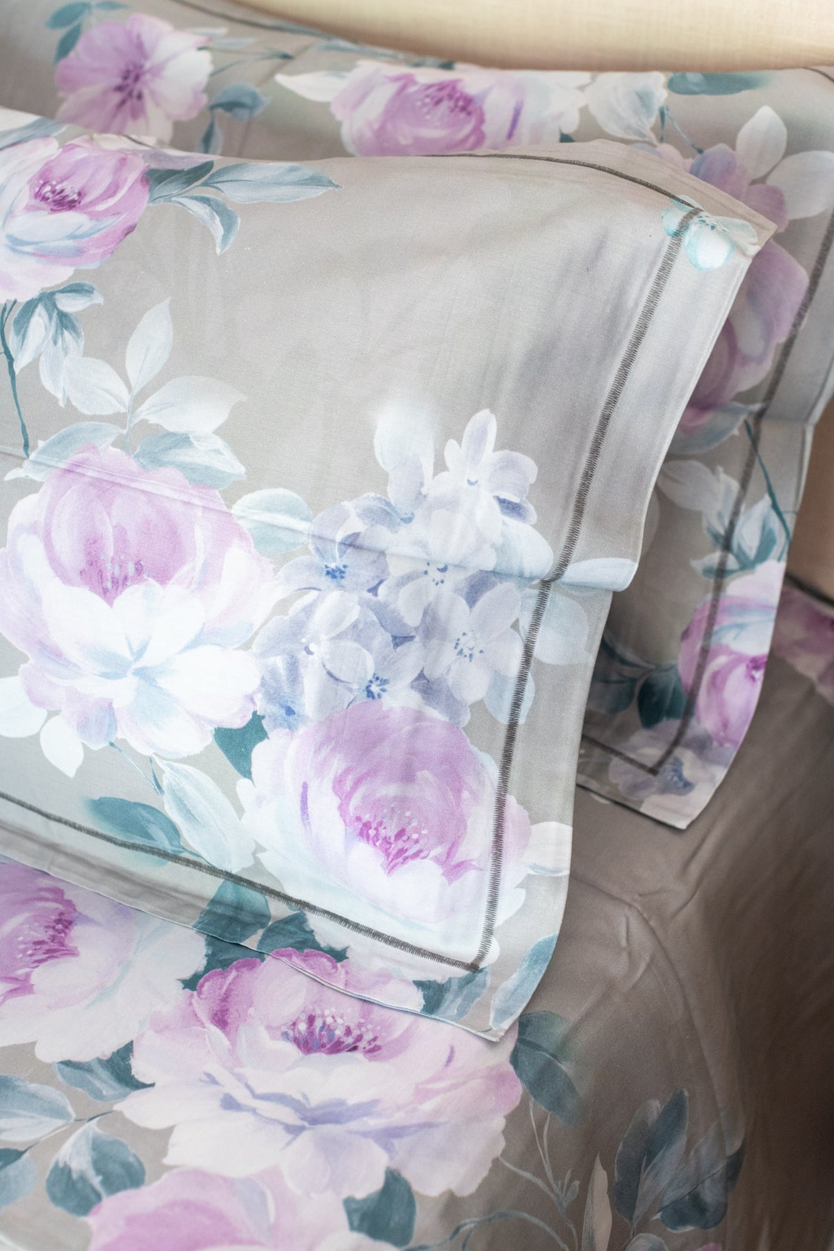 Printed Soft Satin cotton bedsheet -300 TC-Super King