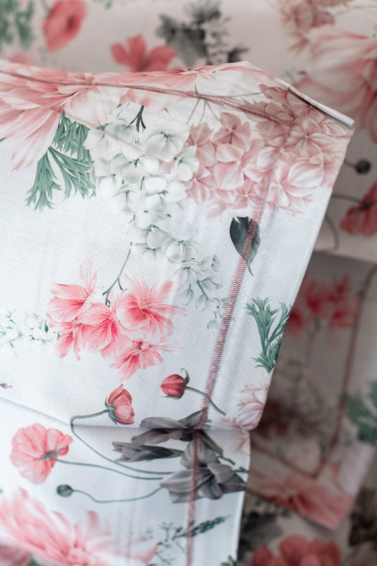 Printed Soft Satin cotton bedsheet -300 TC-Super King