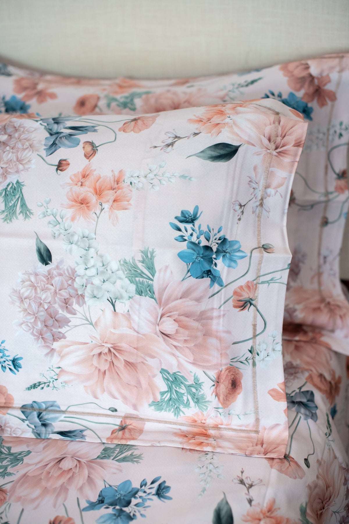 Printed Soft Satin cotton bedsheet -300 TC-Super King