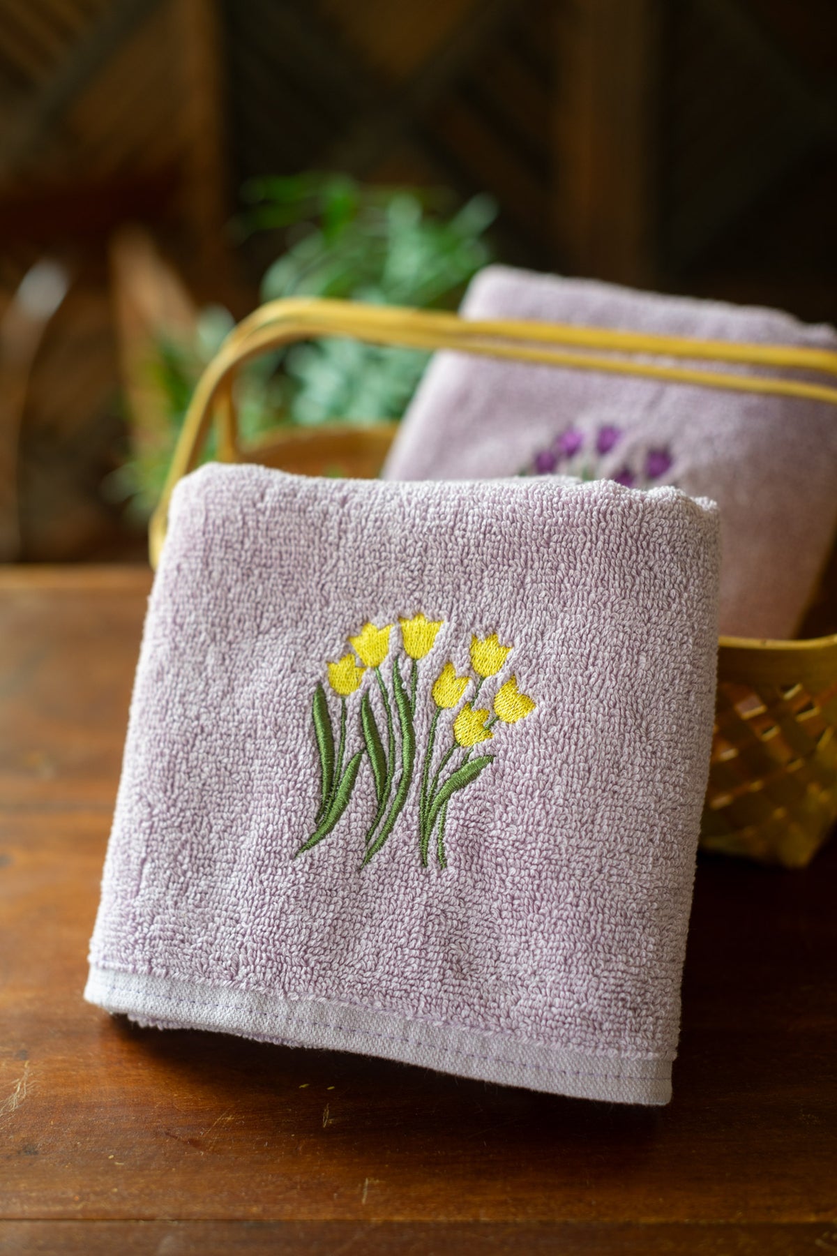 SOFT HAND TOWEL with embroidery -16x24 inches( Set of 2)