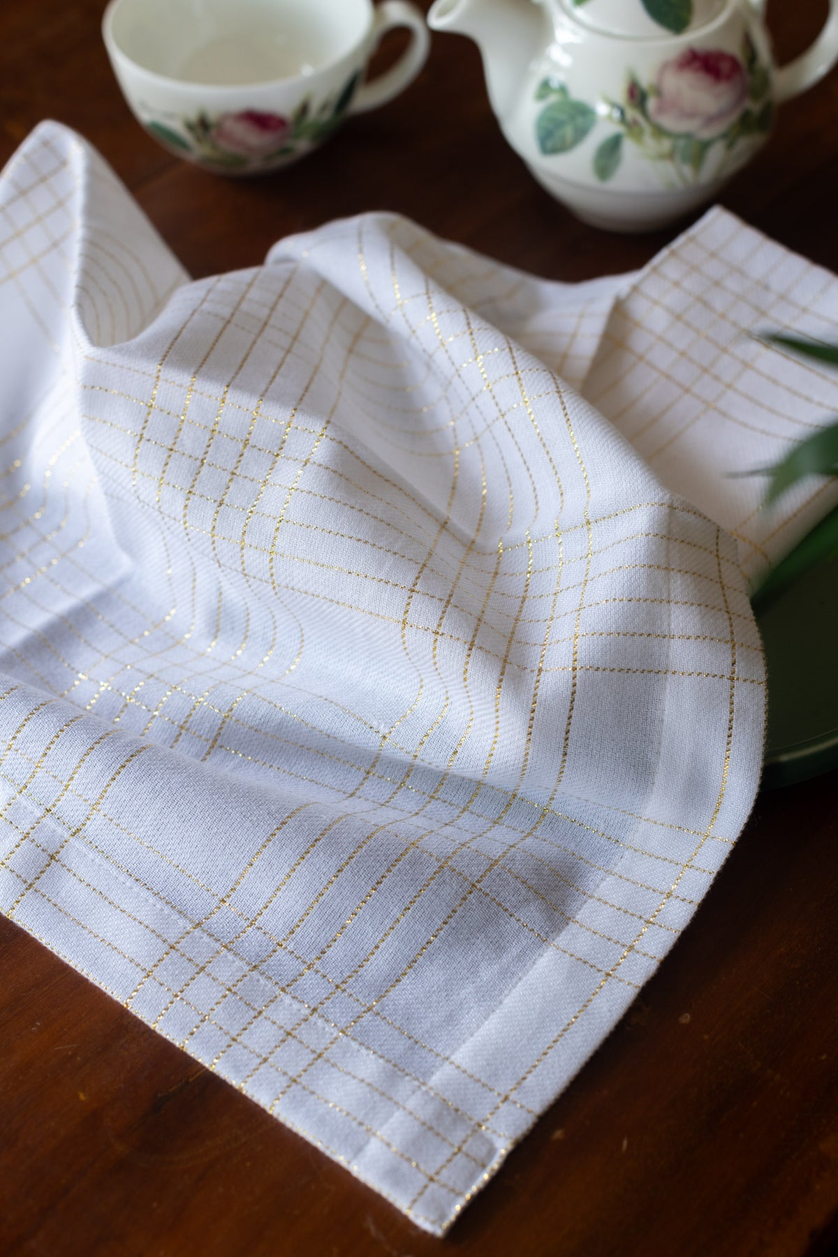 TABLE NAPKIN SET- Woven cotton lurex  Set of 6