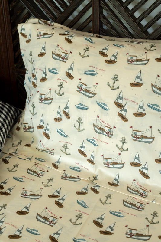 SOFT COTTON BED SHEET-300 tc -Single bedsheet-Kids Colle ction