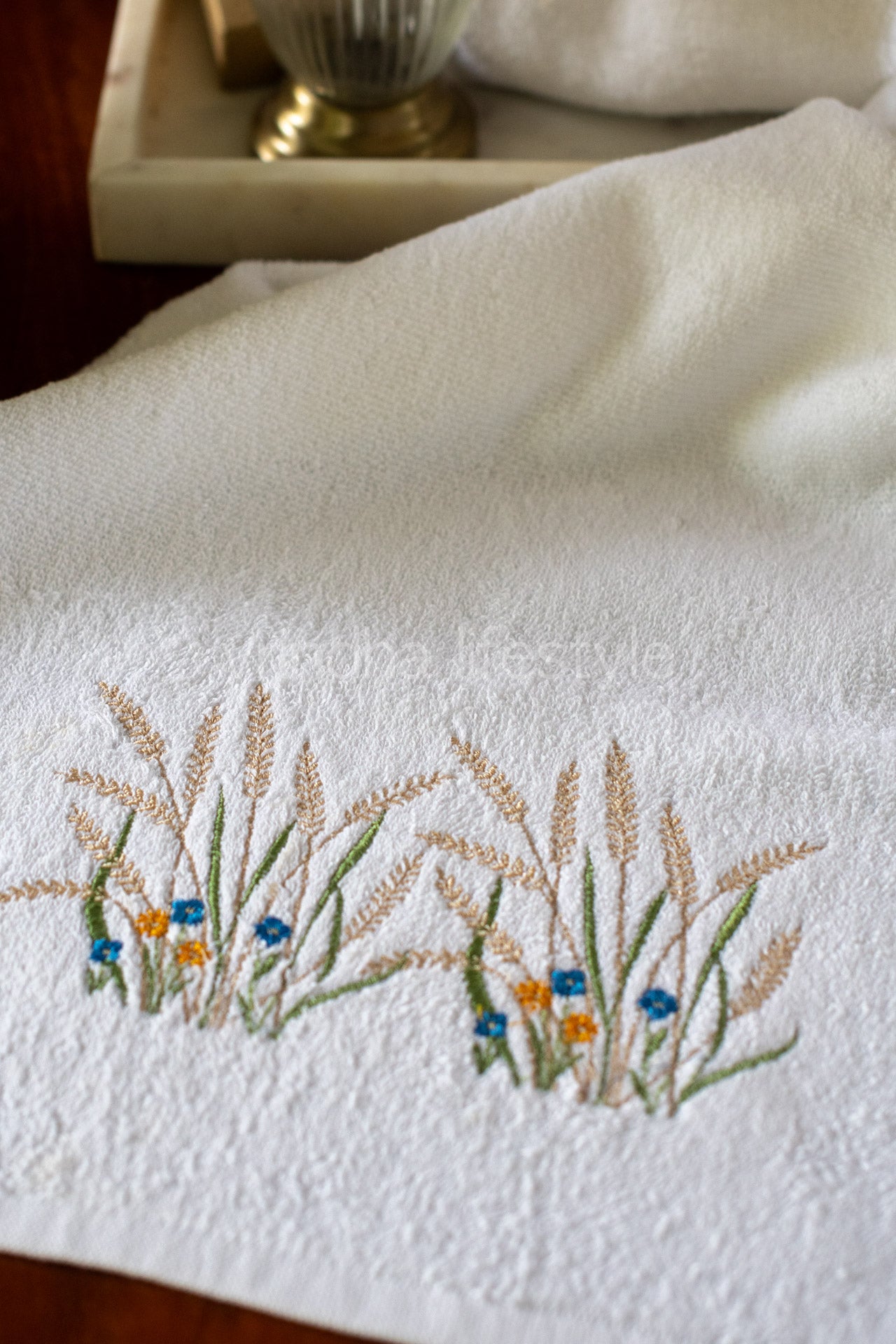 SOFT HAND TOWEL with embroidery -17x26 inches( single unit)-customisable