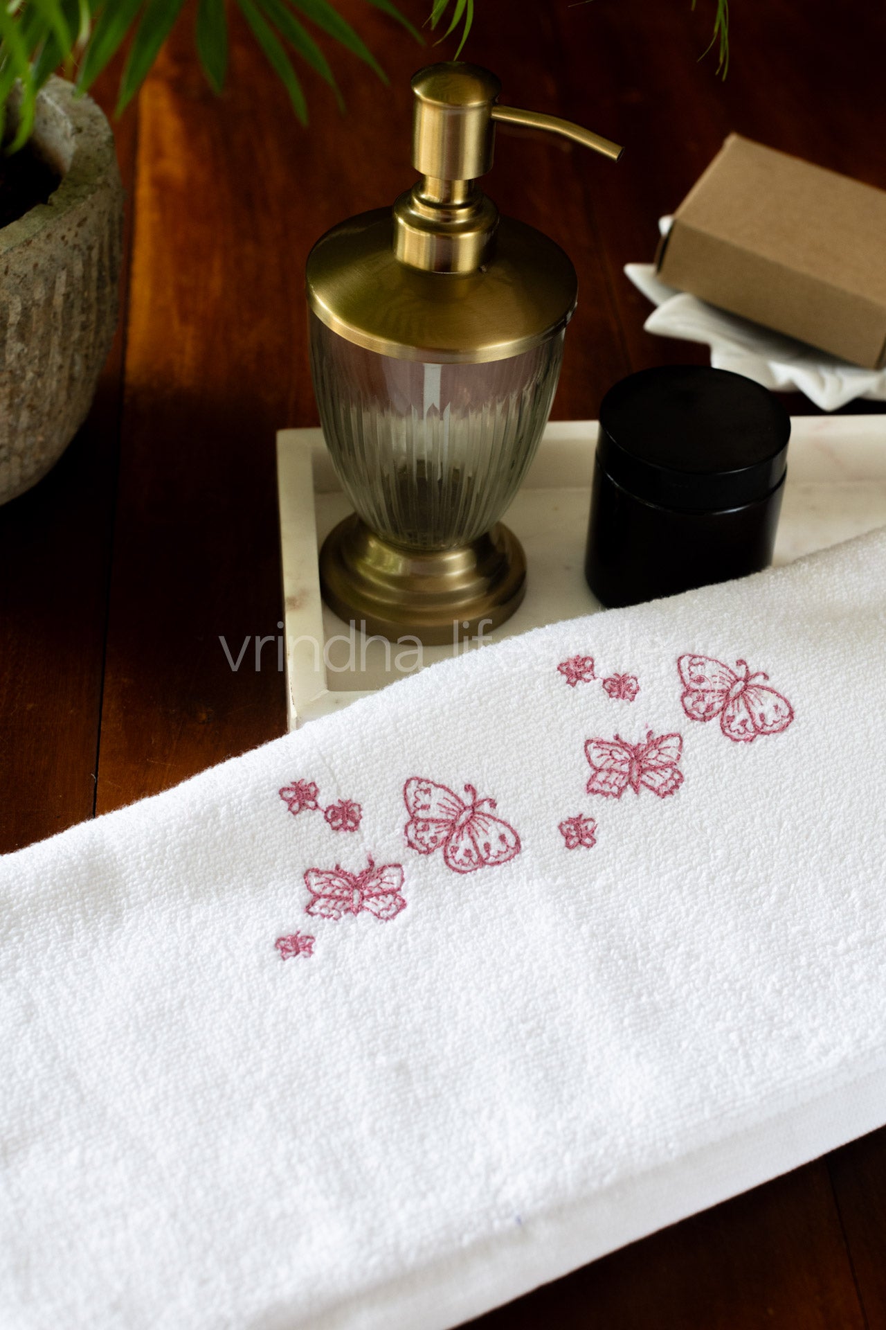 SOFT HAND TOWEL with embroidery -17x26 inches( single unit)-customisable