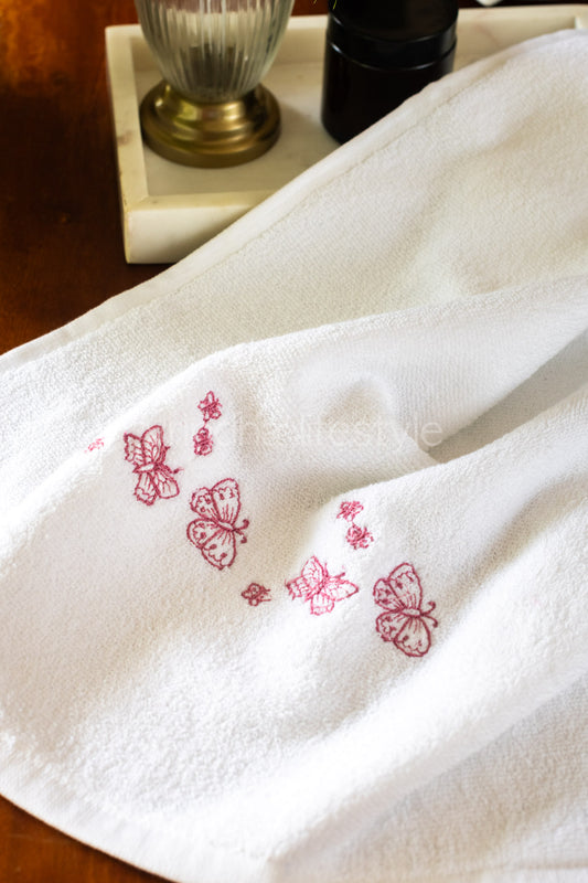 SOFT HAND TOWEL with embroidery -17x26 inches( single unit)-customisable