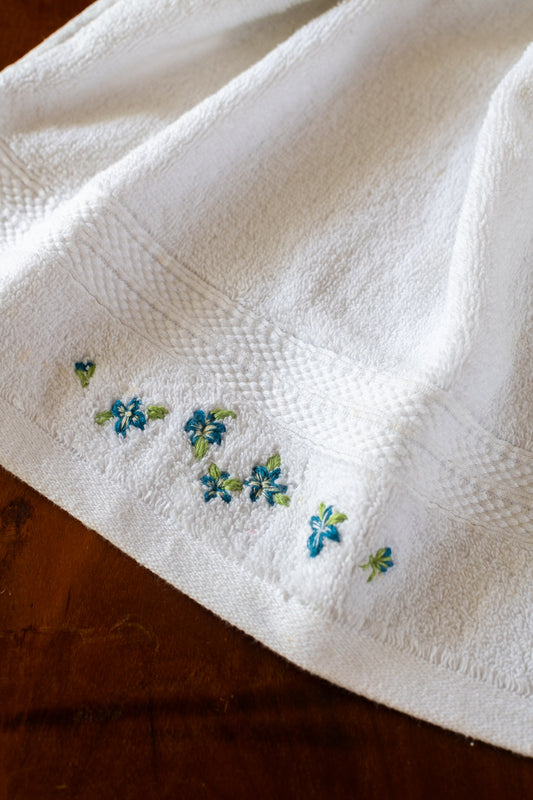 SOFT HAND TOWEL with hand embroidery -16x24 inches( single unit)