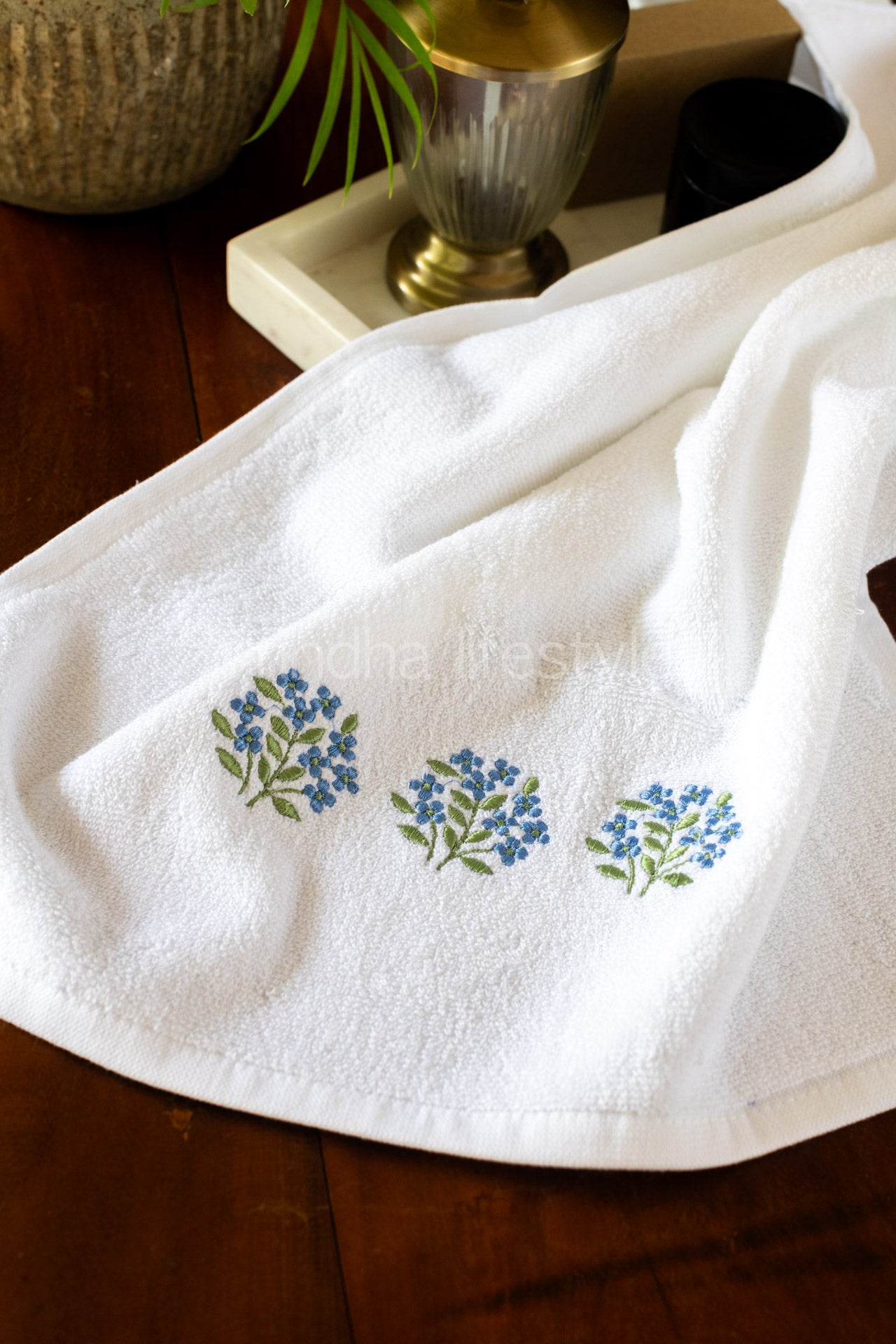 SOFT HAND TOWEL with embroidery -17x26 inches( single unit)-customisable