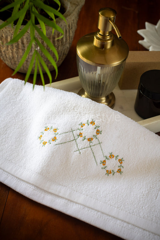 SOFT HAND TOWEL with embroidery -17x26 inches( single unit)-customisable