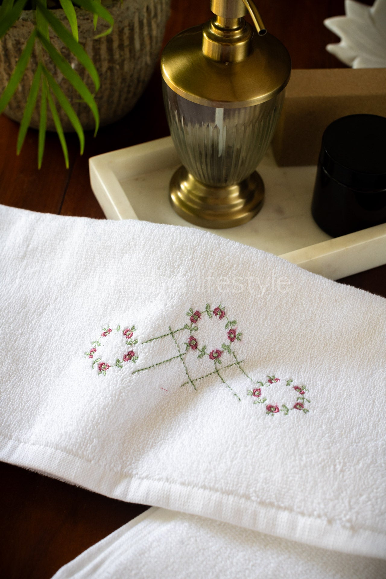 SOFT HAND TOWEL with embroidery -17x26 inches( single unit)-customisable