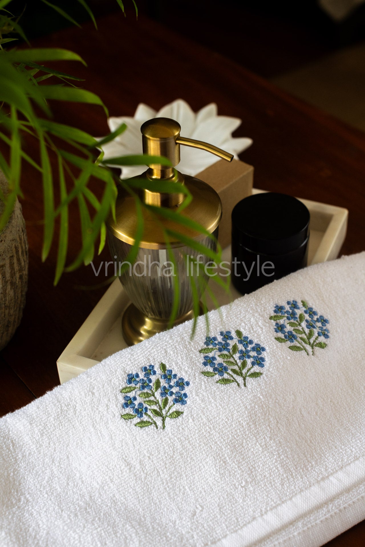 SOFT HAND TOWEL with embroidery -17x26 inches( single unit)-customisable