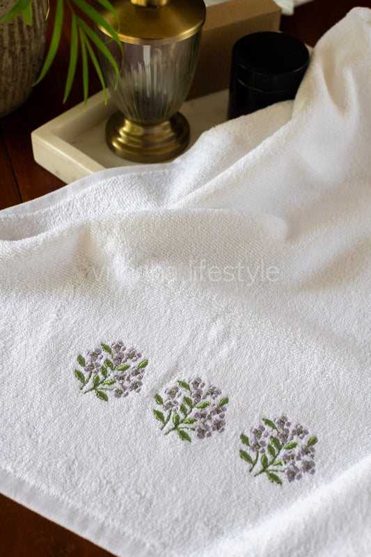 SOFT HAND TOWEL with embroidery -17x26 inches( single unit)-customisable