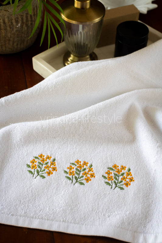 SOFT HAND TOWEL with embroidery -17x26 inches( single unit)-customisable