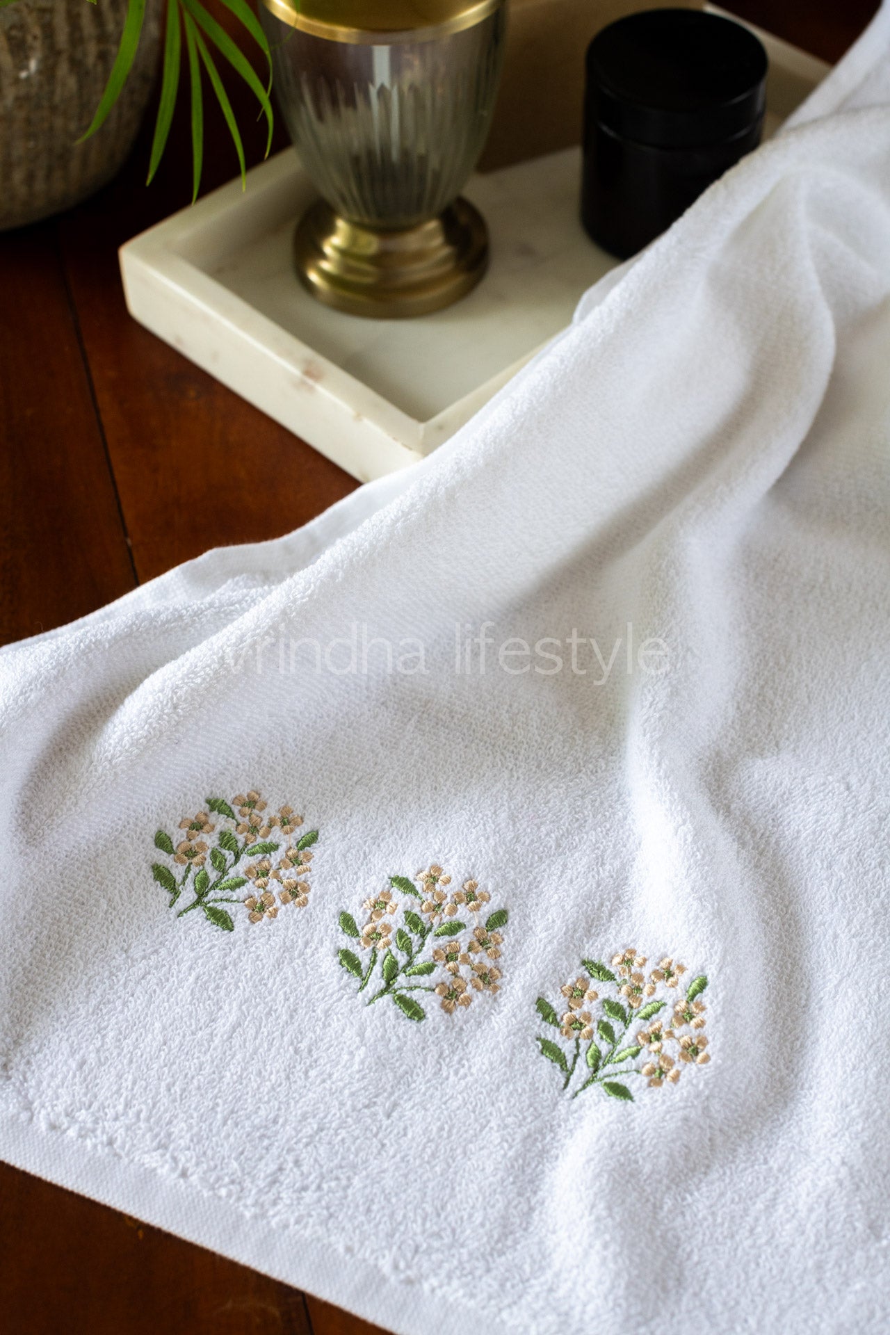 SOFT HAND TOWEL with embroidery -17x26 inches( single unit)-customisable