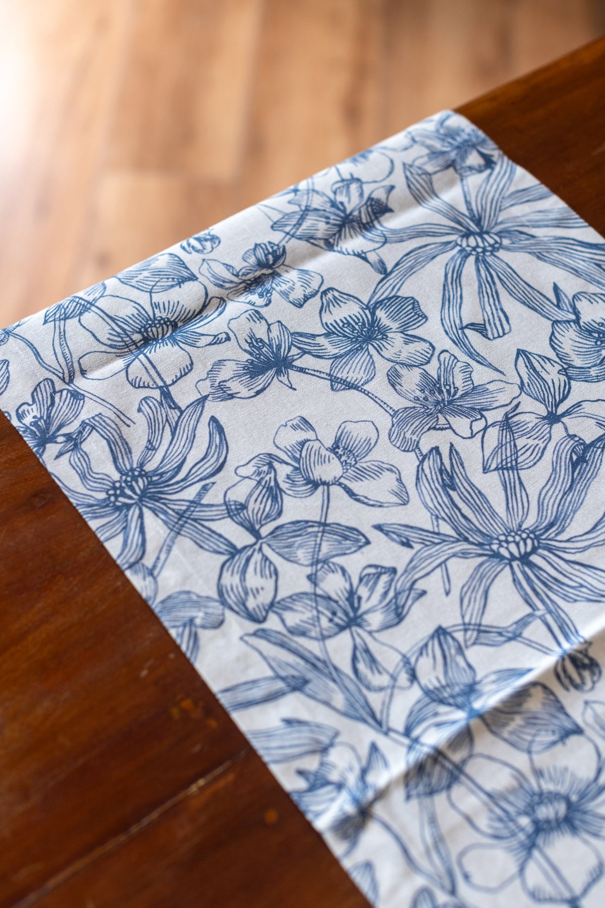 Cotton printed table runner -12x78  inches-customisable