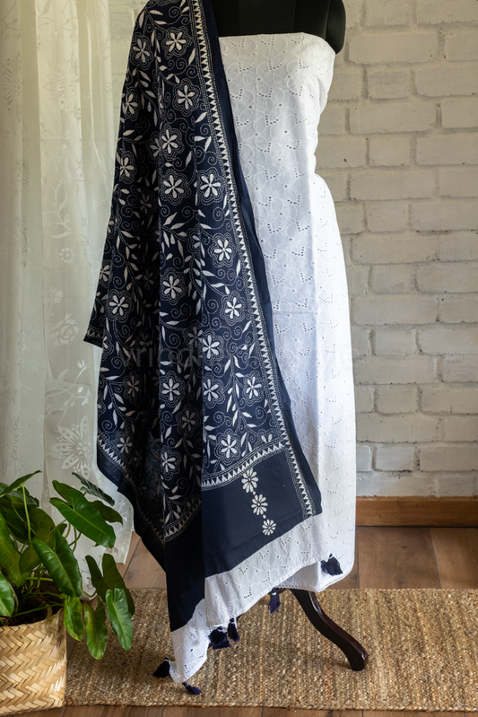 Kantha work dupatta