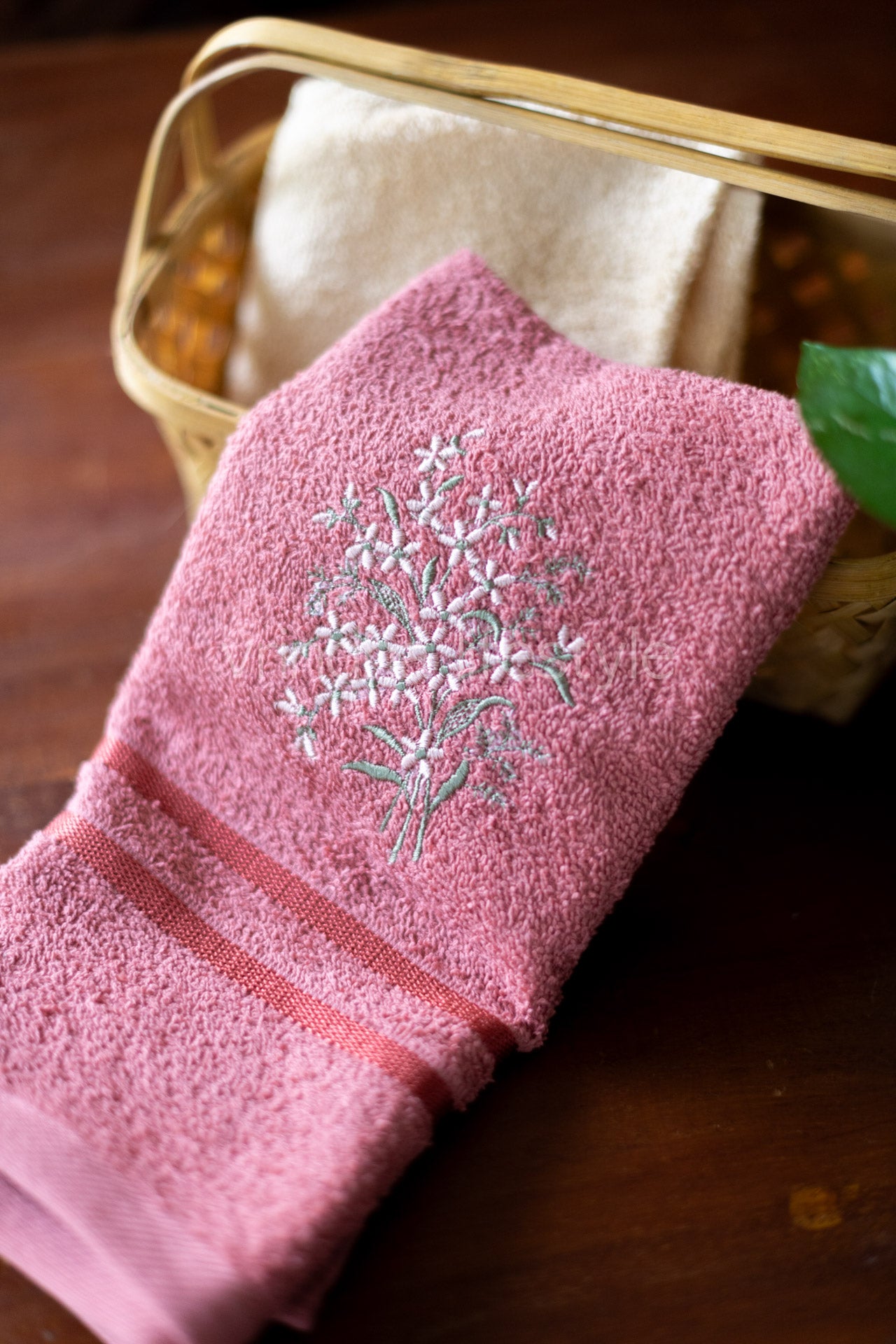 SOFT HAND TOWEL with embroidery -17x26 inches( single unit)