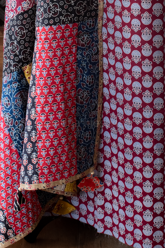 AJRAK SALWAR MATERIAL SET