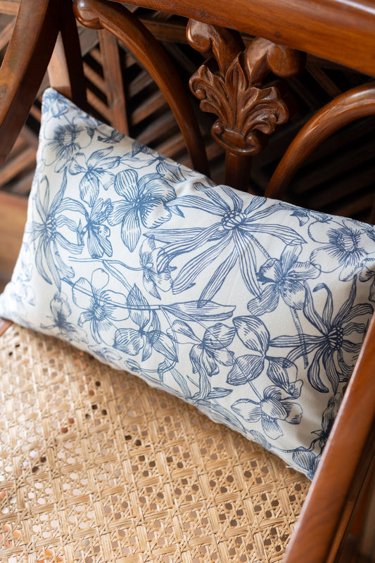 Cotton printed pre-filled cushion-12x18 inches