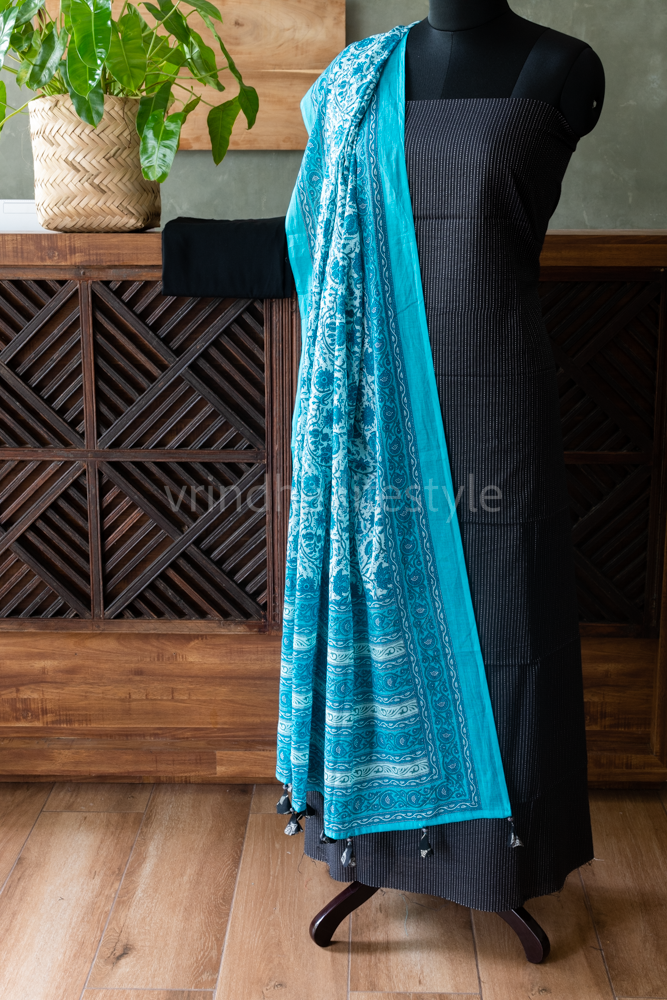 KANTHA COTTON SALWAR MATERIAL