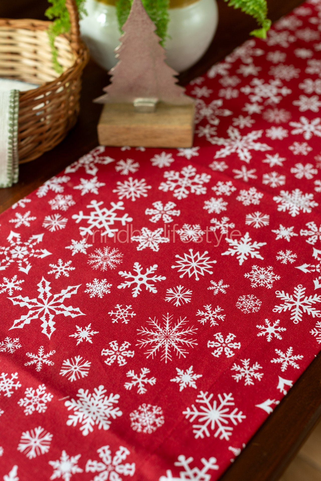 Cotton printed table runner -14x50 inches-customisable