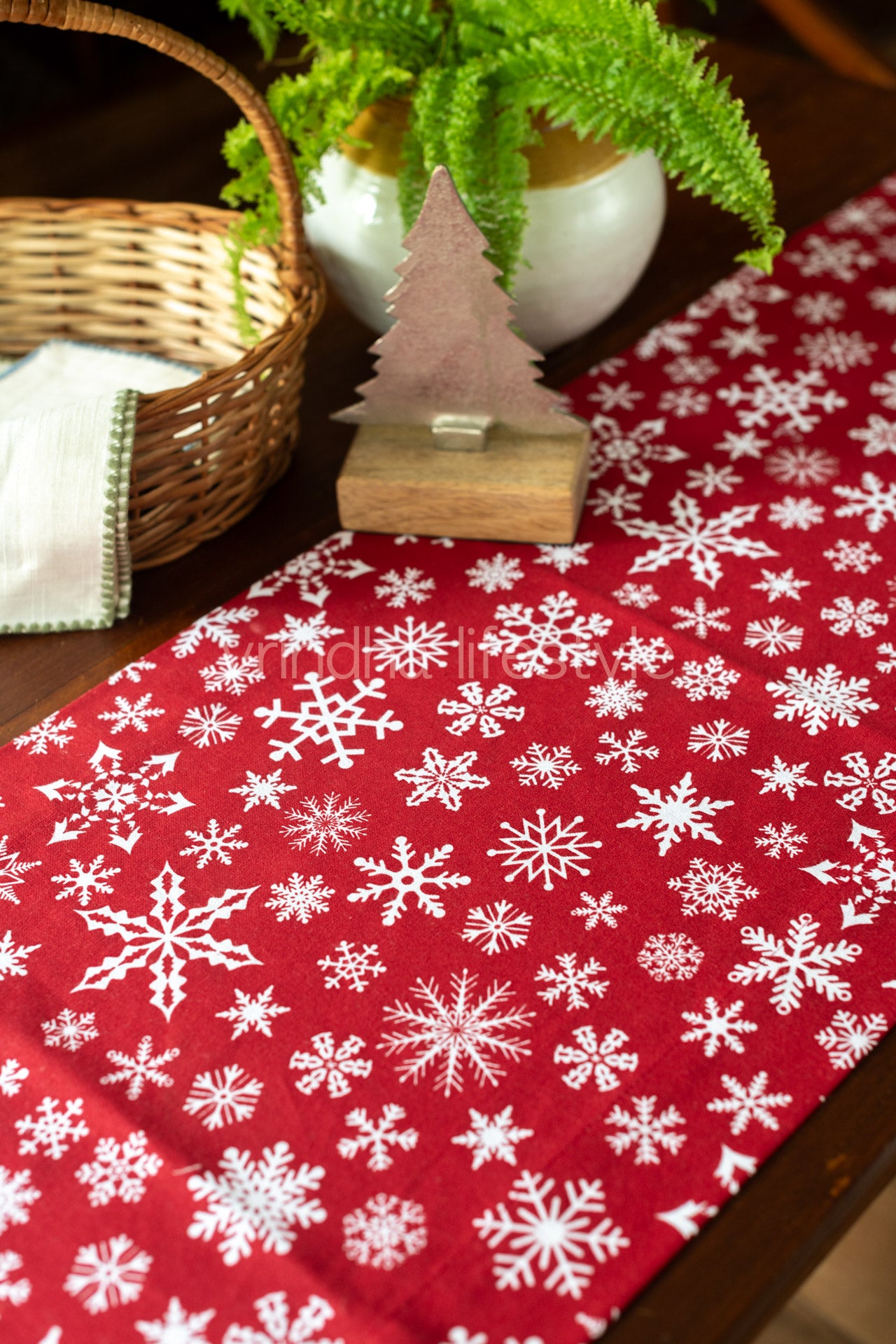 Cotton printed table runner -14x50 inches-customisable