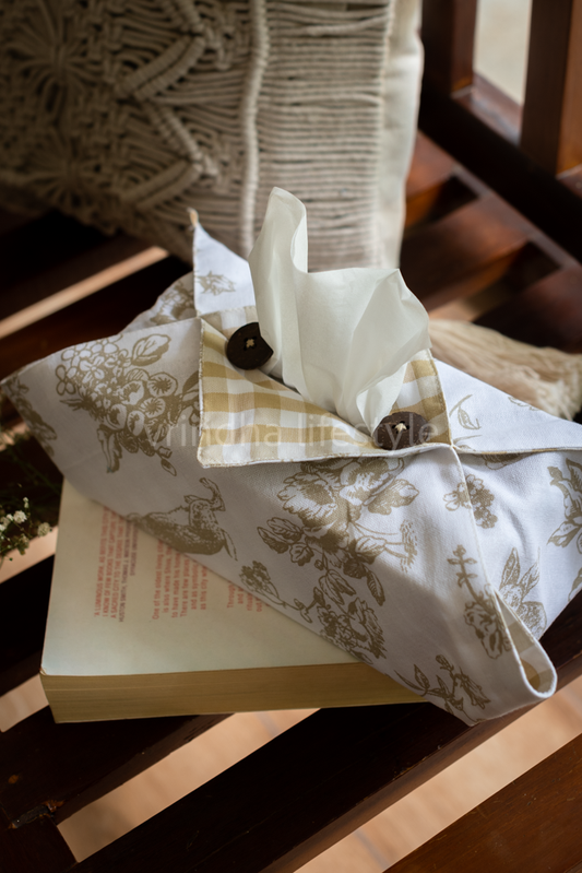 FABRIC TISSUE BOX COVER-Single Unit