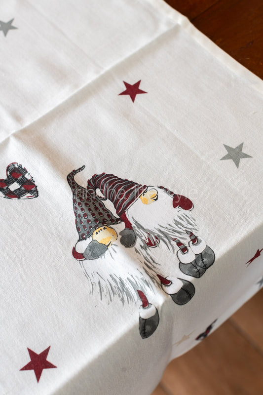 Printed table cloth -coffee table