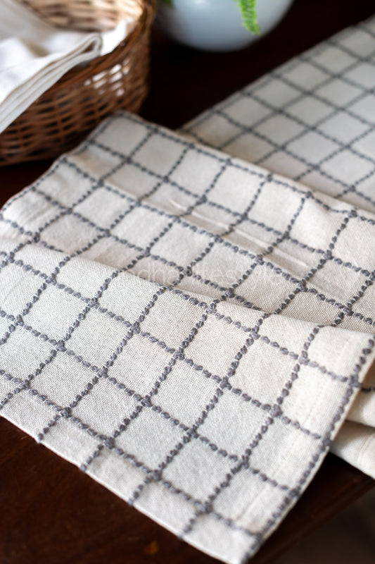 Jute cotton  table runner -16x60  inches