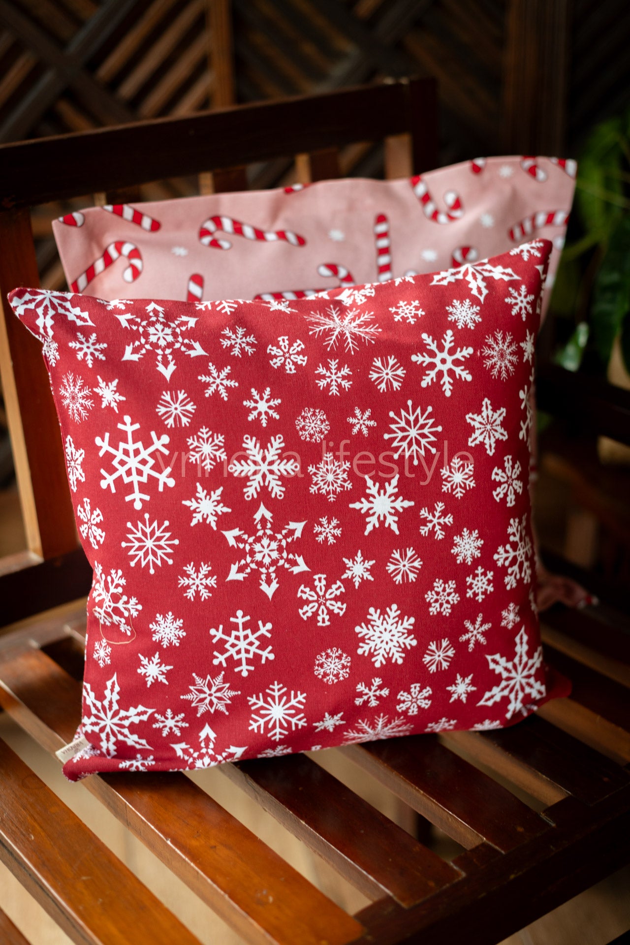 Printed cotton cushion cover-Single unit