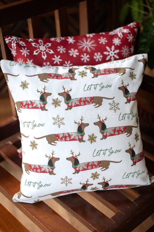 Printed cotton cushion cover-Single unit