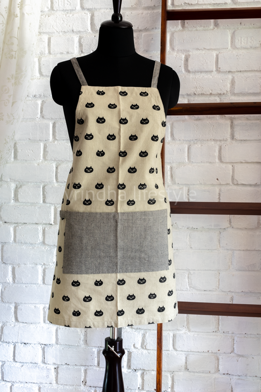 COTTON KITCHEN APRON