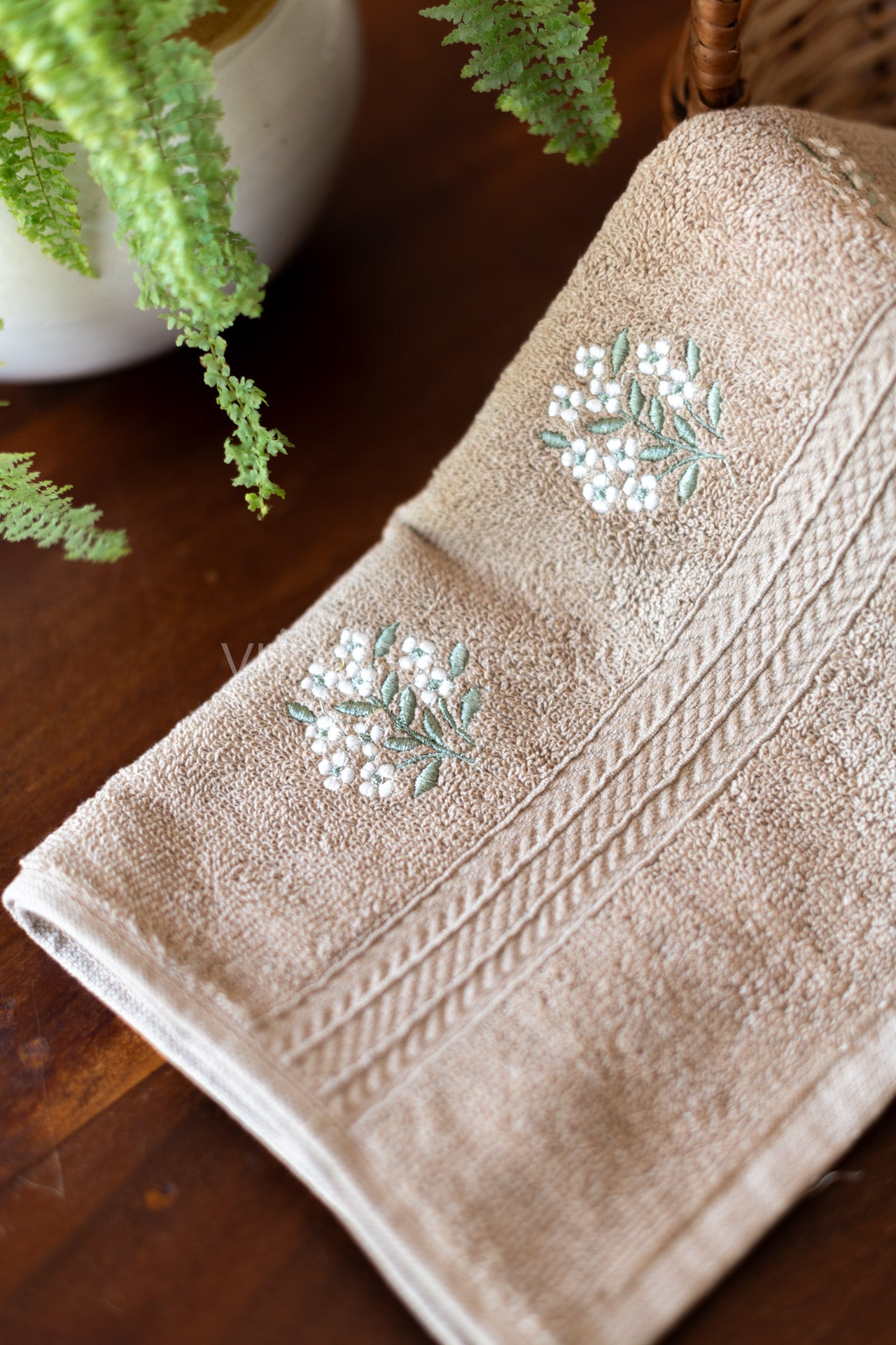 TERRY HAND TOWEL with embroidery -15x25 inches( single unit)-customisable