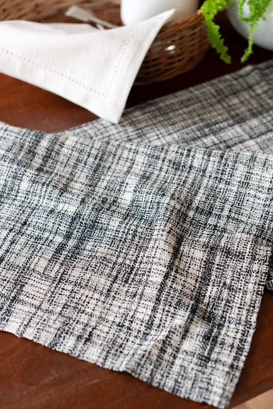 Jute cotton table runner -16x60 inches