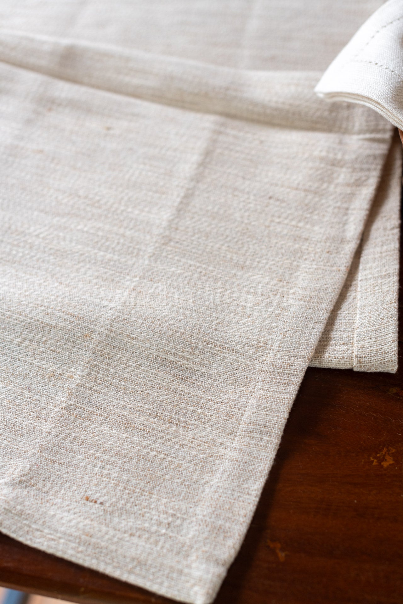 Jute cotton table runner -17x60 inches