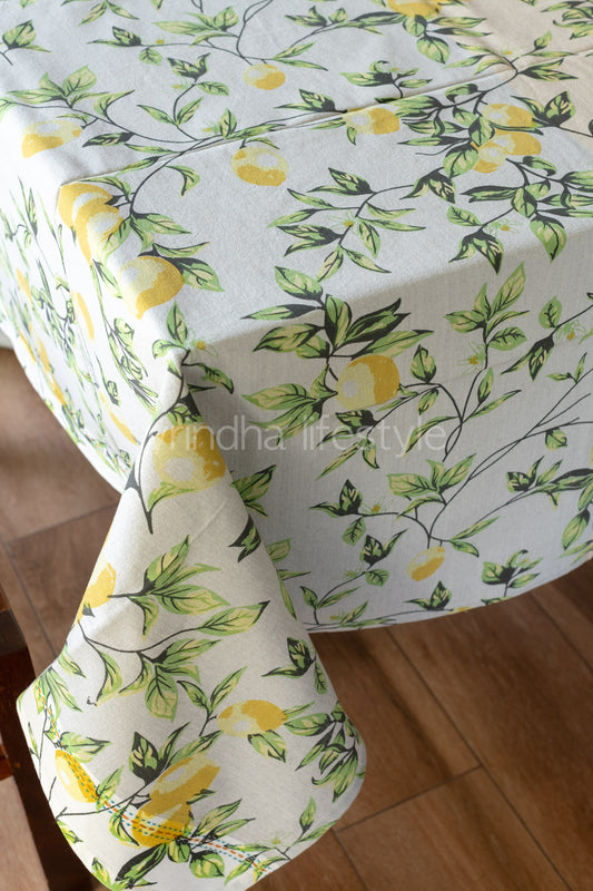 PRINTED COTTON TABLE CLOTH -8 seater-Customisable