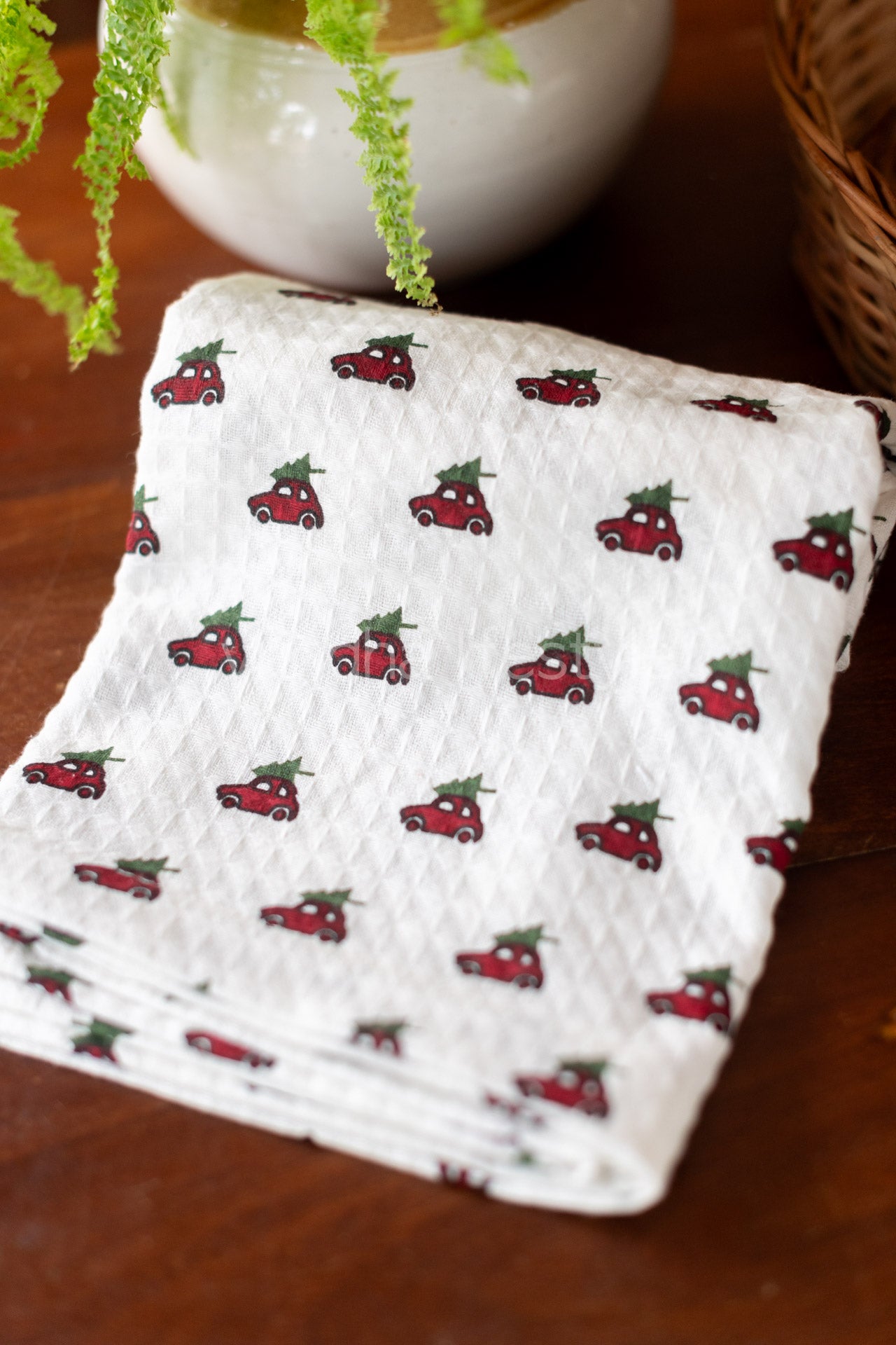 Hand Printed soft waffle Bath Towels-single unit -25x60 inches