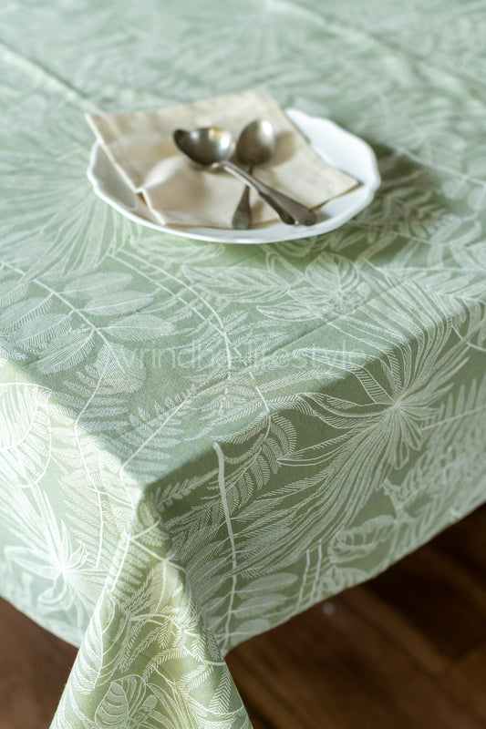 PRINTED COTTON TABLE CLOTH -6 SEATER