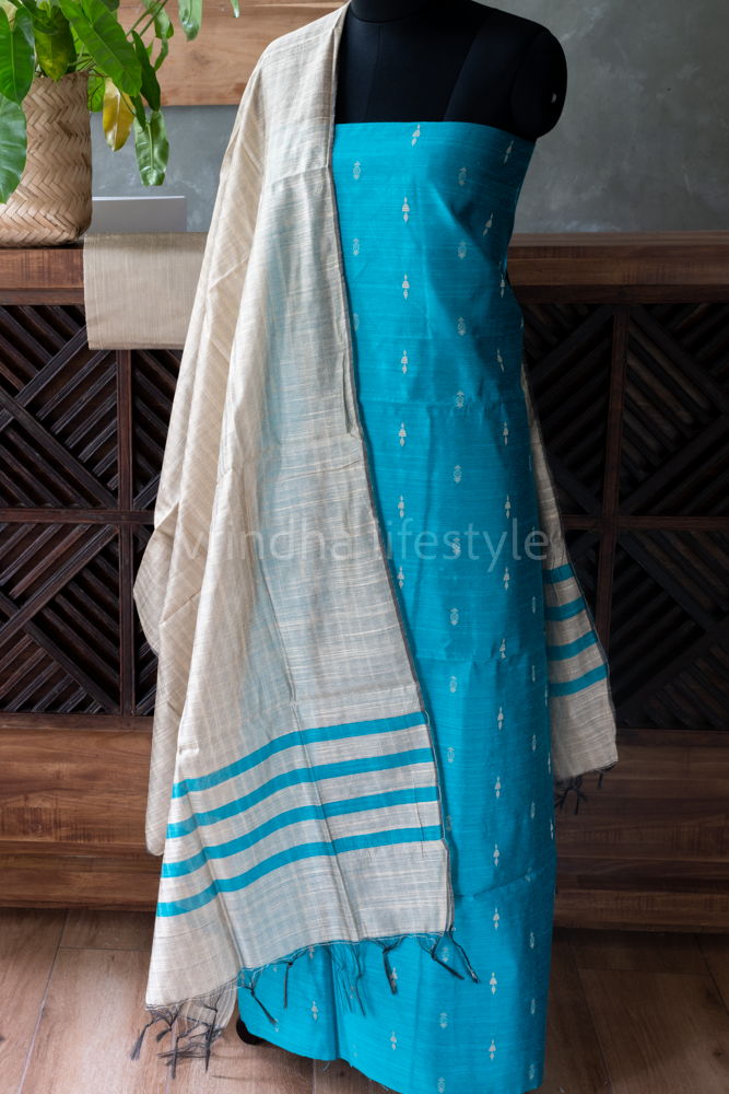 COTTON SILK SALWAR MATERIAL-3 pcs set