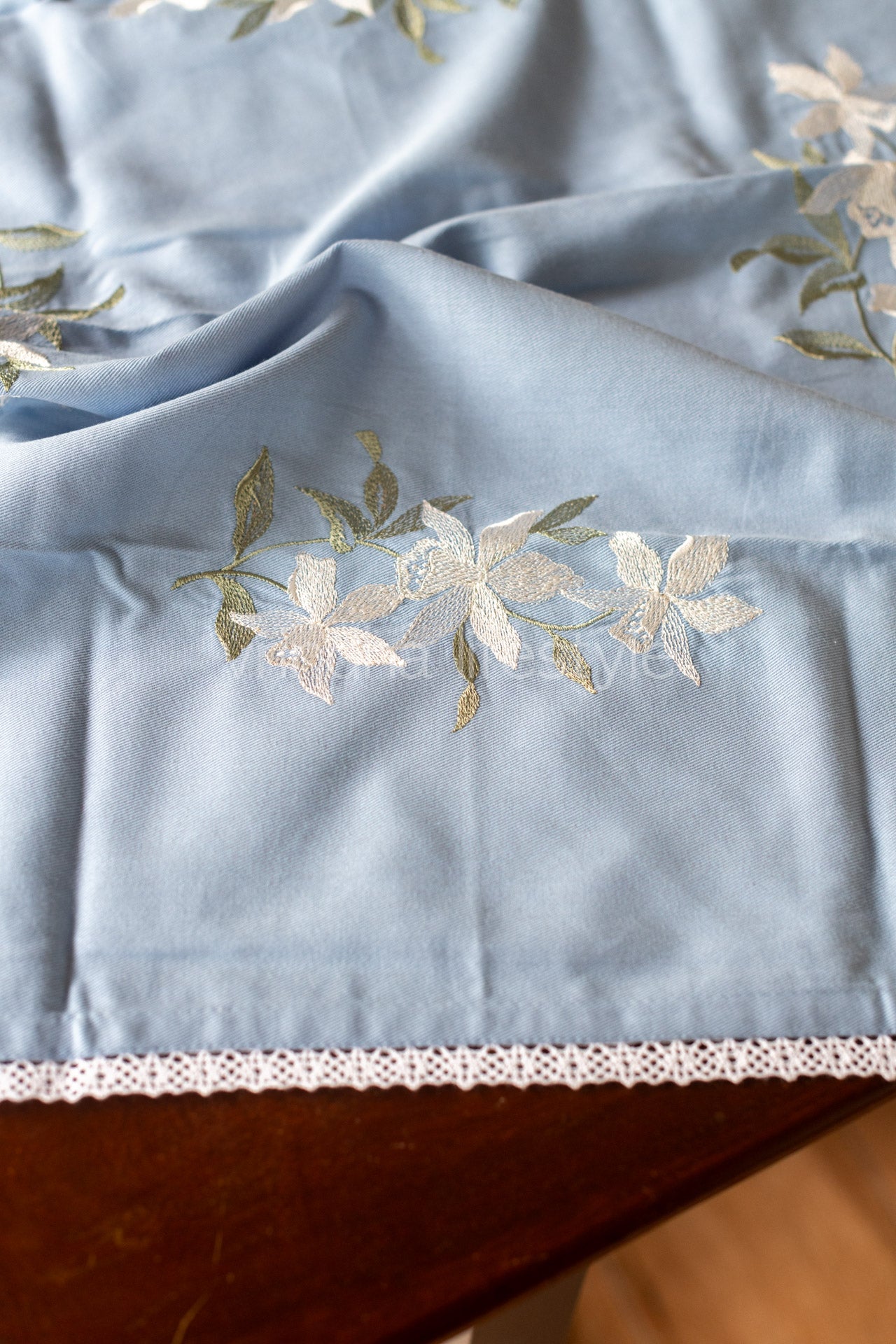 COFFEE TABLE CLOTH with embroidery -27x27 inches-customisable