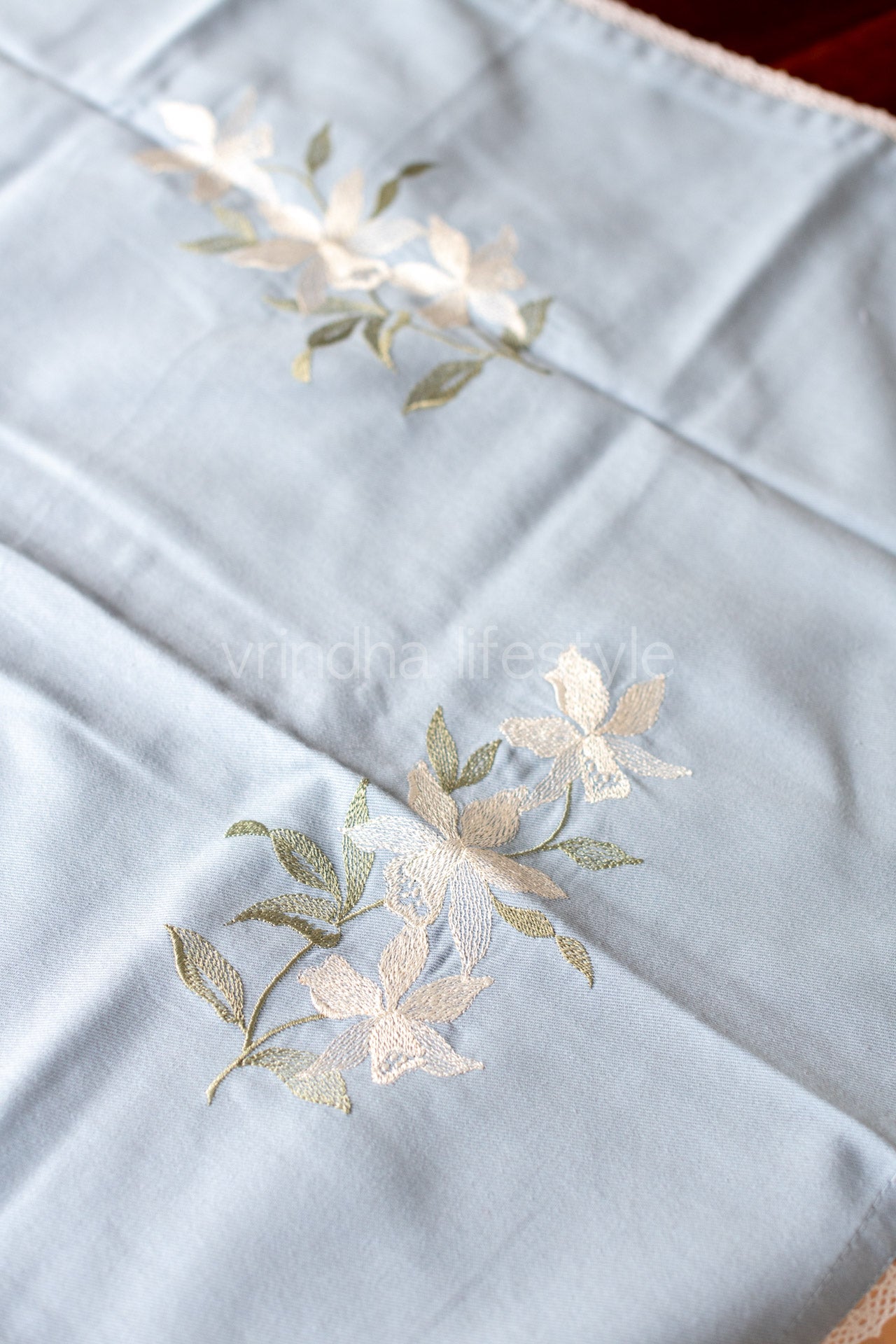 COFFEE TABLE CLOTH with embroidery -27x27 inches-customisable