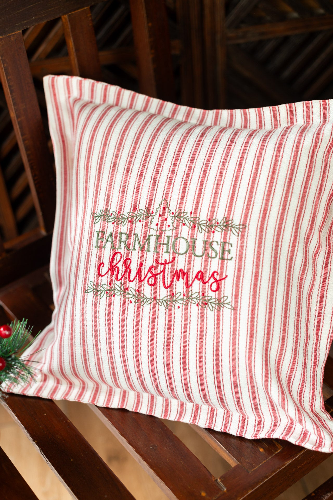 Cotton cushion cover with embroidery -Single unit- 16x16 inches-customisable