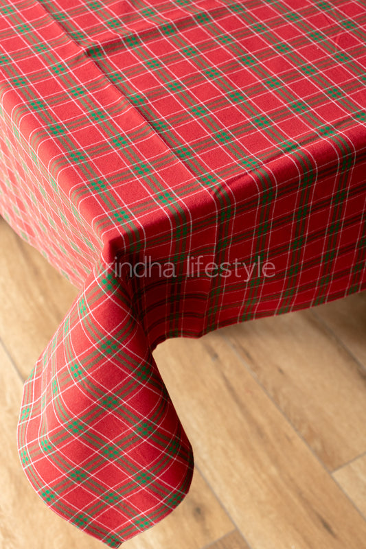 Woven cotton table cloth-8 seater-customisable