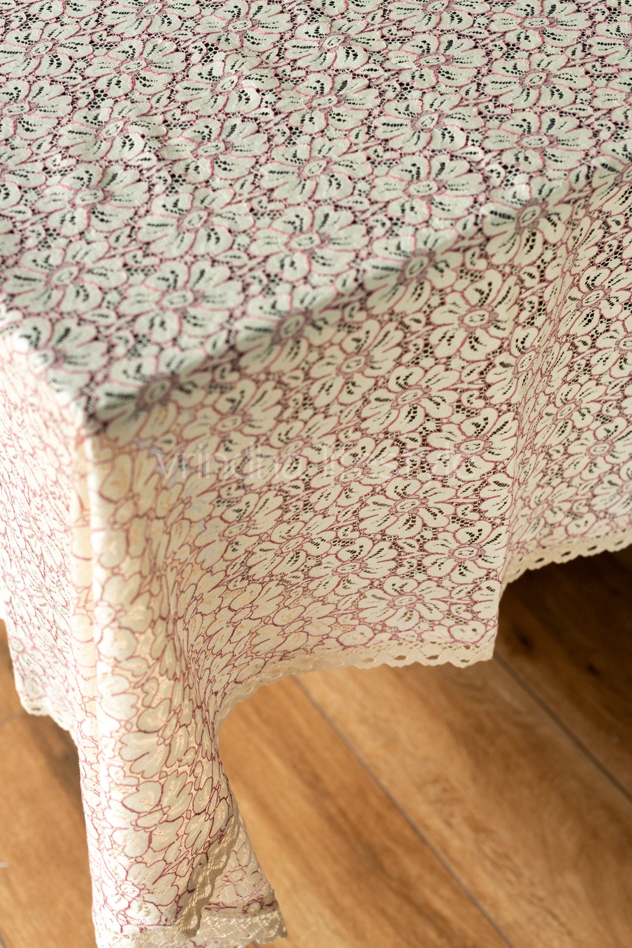 FLORAL NET TABLE CLOTH-2/4 seater-customisable