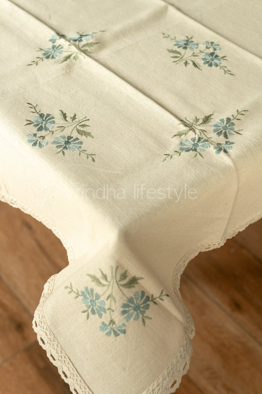 COFFEE TABLE CLOTH with embroidery -29x29 inches-customisable