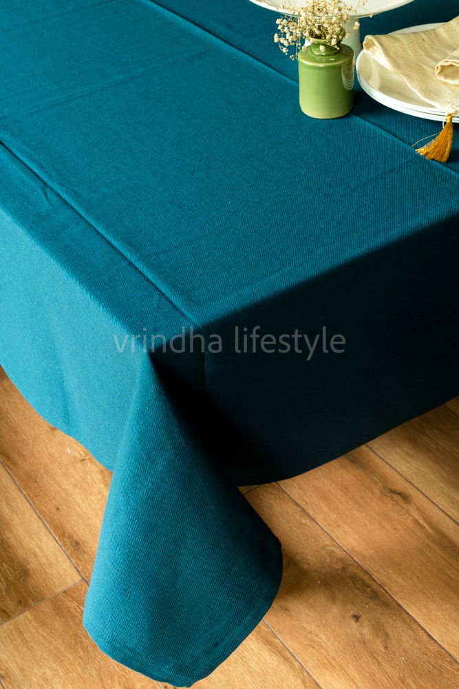 TWILL COTTON TABLE CLOTH-10/12 seater