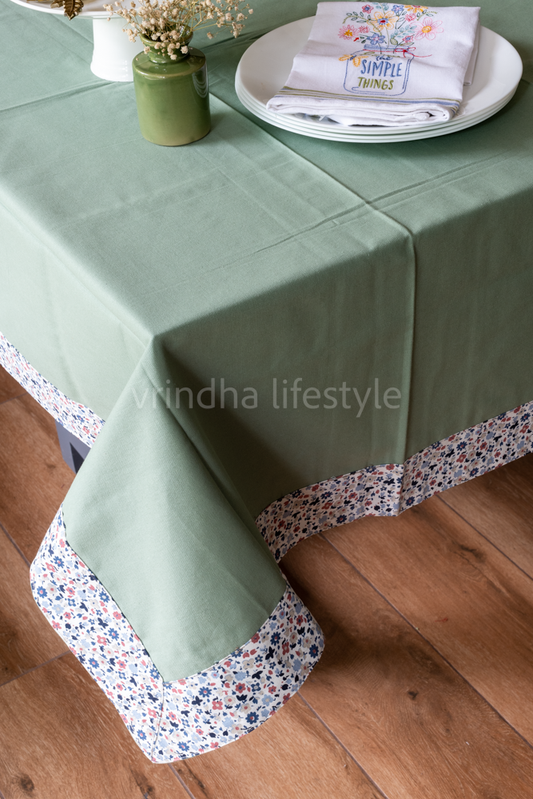 COTTON TABLE CLOTH -4 seater