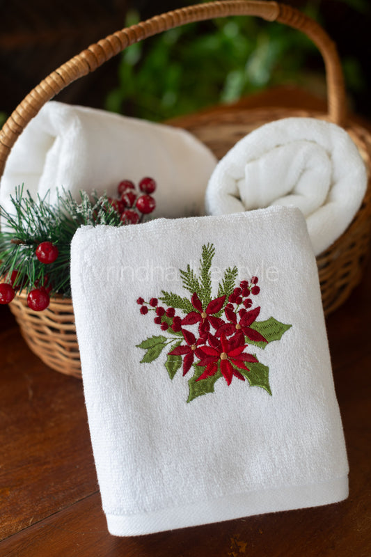 SOFT HAND TOWEL with embroidery -16x26 inches( single unit)-customisable