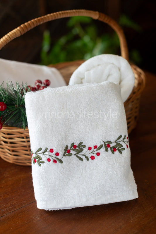 SOFT HAND TOWEL with embroidery -16x26 inches( single unit)-customisable