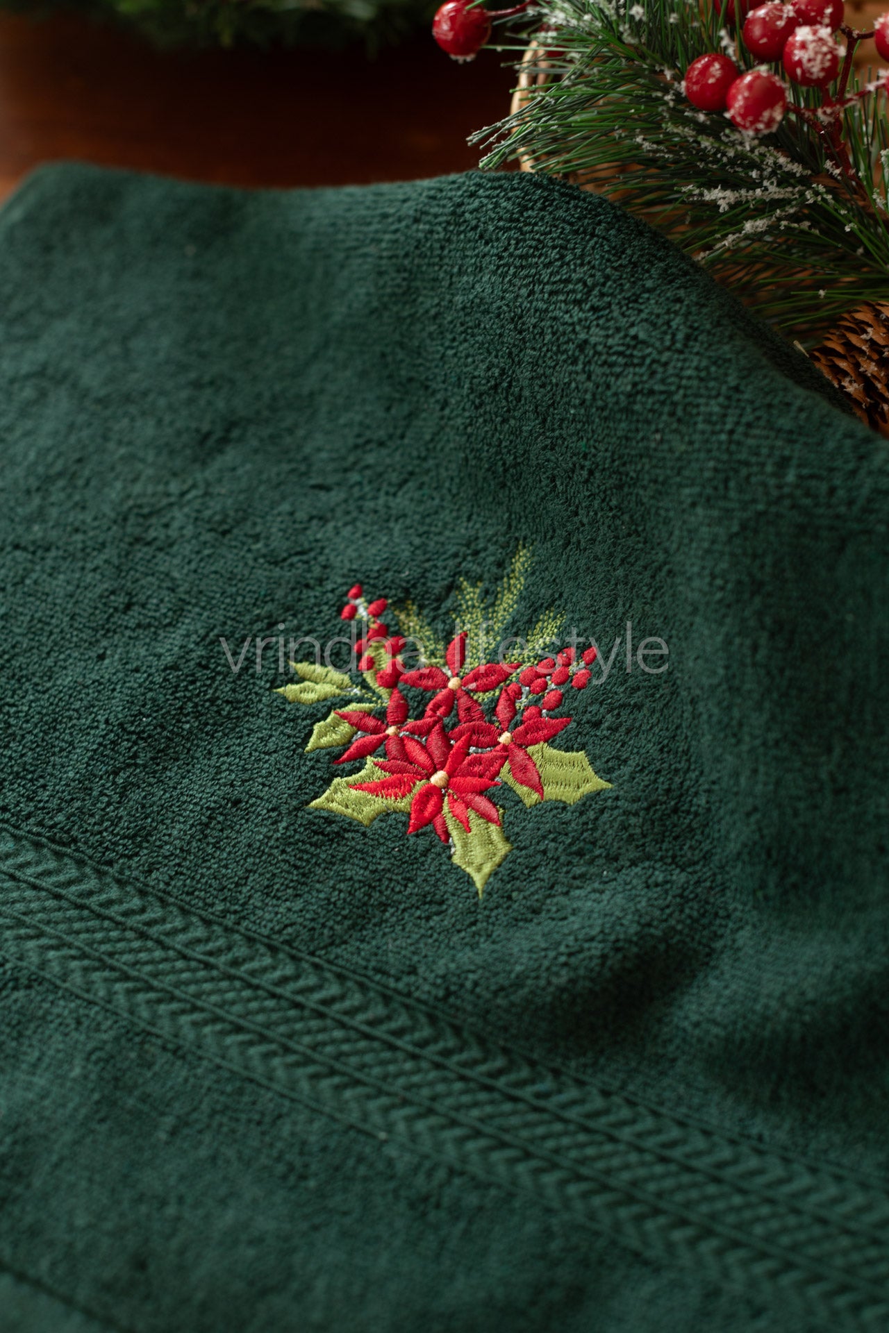 HAND TOWEL with embroidery -15x24 inches( single unit)-customisable