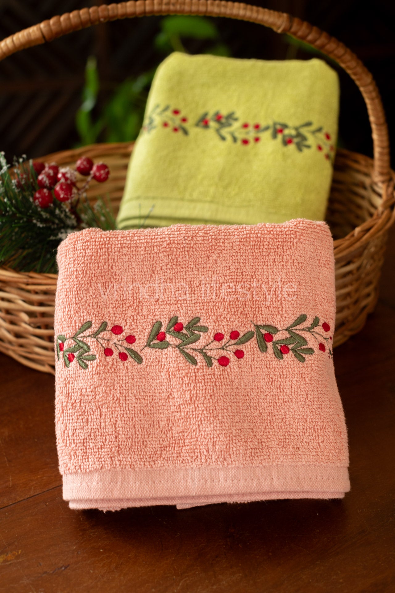 SOFT HAND TOWEL with embroidery -14x24 inches( single unit)-customisable